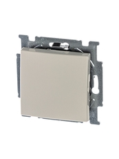 ABB Basic 55 Сл. кость Выключатель 1-клавишный | 1012-0-2146 | 2CKA001012A2146 | ABB