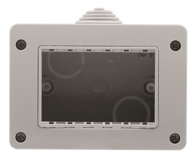 ABB Zenit Коробка IP40 для открытой установки на 3 модуля, Zenit/Stylo | N3391.1 | 2CLA339110N1101 | ABB
