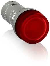 Лампа CL2-515R красная со встроенным светодиодом 110-130В DC|1SFA619403R5151| ABB