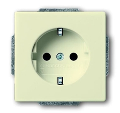 Розетка SCHUKO 16А 250В, серия Future/Axcent/Carat/Династия, цвет слоновая кость | 2011-0-6214 | 2CKA002011A6214 | ABB
