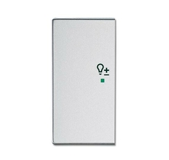 SRD-2-L-83 Клавиша двойная левая free@home, светорегулятор, future, серебристый алюминий | 6220-0-0165 | 2CKA006220A0165 | ABB
