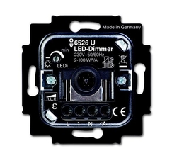 Механизм светорегулятора LED, клавишный, 2-100 Вт/ВА | 6512-0-0323 | 2CKA006512A0323 | ABB
