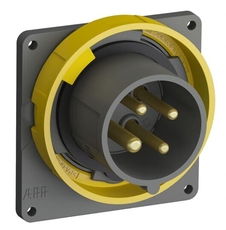 Вилка с прямым фланцем Easy&Safe 316EBU4W,16A,3P+E,IP67,4ч|2CMA101262R1000| ABB