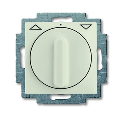 ABB Basic 55 Шале (белый) Выключатель жалюзийный поворотный без фиксации | 1101-0-0931 | 2CKA001101A0931 | ABB