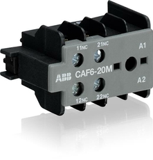 Доп. контакт CAF6-20M фронтальной установки для миниконтактров B6. B7 | GJL1201330R0007 | ABB
