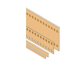 Шина медная плоская 40x5 L=1750мм|1STQ007404A0000 | ABB