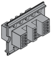 Держатель шины медной L=75мм (24шт)|1STQ007427A0000 | ABB