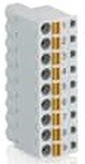 Колодка клеммная, AC500-eCo, 9 пол., пруж., каб. спереди, TA565-9 | 1TNE968901R3105 | ABB