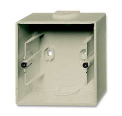 ABB Basic 55 Шампань Коробка для открытого монтажа, 1-постовая | 1799-0-0962 | 2CKA001799A0962 | ABB
