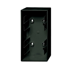 ABB Basic 55 Шато (чёрный) Коробка для открытого монтажа, 2-постовая | 1799-0-0966 | 2CKA001799A0966 | ABB
