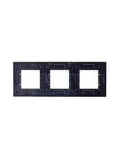 ABB Zenit Стекло Белое Рамка 3-я (2+2+2 мод) | N2273 CB | 2CLA227300N3001 | ABB