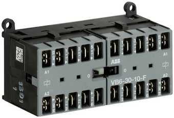 Миниконтактор реверсивный VB6-30-10-F 9A (400В AC3) катушка 24В АС | GJL1211903R0101 | ABB