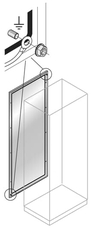 Стенка шкафа задняя,нерж.ст.1800х1200 мм | TE1812X | ABB