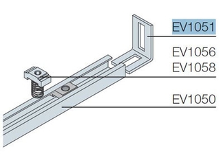 Кронштейн для монтажа EV1050 (25шт) | EV1051 | ABB