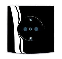 Розетка SCHUKO 16А 250В в корпусе,KS, серия triton, цвет слоновая кость | 2013-0-5258 | 2CKA002013A5258 | ABB
