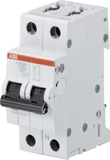 Выключатель автоматический двухполюсный (1п+N) S201M 6А Z 10кА (S201M Z6NA) | 2CDS271103R0378 | ABB