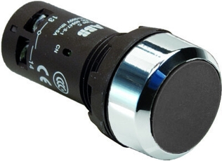 Кнопка CP1-30B-02 черная без фиксации 2HЗ | 1SFA619100R3056 | ABB