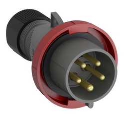 Вилка кабельная Easy&Safe 432EP6W, 32А, 3P+N+E, IP67, 6ч | 2CMA101112R1000 | ABB