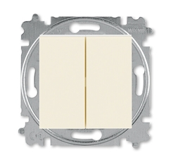 ABB Levit Слоновая кость / белый Выключатель 2-кл. | 3559H-A05445 17W | 2CHH590545A6017 | ABB