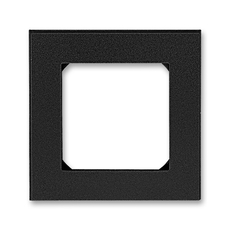 ABB Levit Антрацит / дымчатый чёрный Рамка 1-ая | 3901H-A05010 63W | 2CHH015010A6063 | ABB
