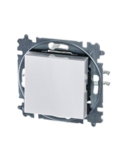 ABB Levit Белый / ледяной Выключатель кнопочный 1-кл. | 3559H-A91445 01W | 2CHH599145A6001 | ABB