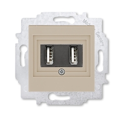 ABB Levit Кофе макиато USB зарядка 2-ая | 5014H-A00040 18W | 2CHH290040A6018 | ABB