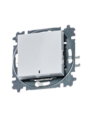 ABB Levit Белый / ледяной Выключатель 1-кл. с подсветкой | 3559H-A01446 01W | 2CHH590146A6001 | ABB