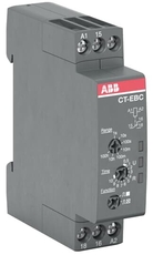 Реле времени CT-EBC.12 компактное (мигание при включ./отключ.) 24-240В AC, 24-48В DC (7 диапазонов времени 0,05с...100ч) 1ПК | 1SVR508150R0000 | ABB