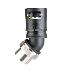 Фитинг AT42/M40/SF45/BLY, 45°, РА66/никел.латунь/эласт., черный/желтый, резьба M40, d42, 2 шт. в пачке | 7TCA296170R0644 | ABB