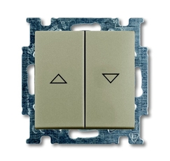 ABB Basic 55 Шампань Выключатель жалюзийный | 1012-0-2166 | 2CKA001012A2166 | ABB