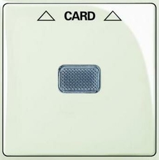 ABB Basic 55 Шале (белый) Накладка карточного выключателя(мех. 2025U) | 1710-0-3937 | 2CKA001710A3937 | ABB