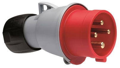 Вилка кабельная ICAT 16A. 3P+E. IP44 316-P6 | 2CMA193506R1000 | ABB