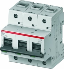 Выключатель автоматический трехполюсный S803N 40А C 36кА (S803N C40) | 2CCS893001R0404 | ABB