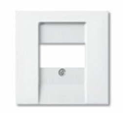 ABB Basic 55 Альп. белый Накладка аудиорозетки и ТЛФ/комп ТАЕ розеток | 1724-0-4275 | 2CKA001724A4275 | ABB