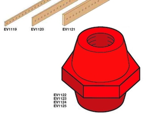 Изолятор для шин 20,25,50x5 м6x30 (50шт) | EV1122 | ABB