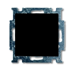 ABB Basic 55 Шато (чёрный) Выключатель кнопочный 1-клавишный, НО контакт | 1413-0-1095 | 2CKA001413A1095 | ABB