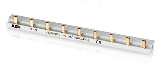 1ф.шина к. 9мод.63А PS1/9 | 2CDL210001R1009 | ABB
