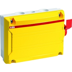 Выкл в боксе с доп. контактом 6р 16А IP65 BWS616Y TPN | 2CMA142425R1000 | ABB