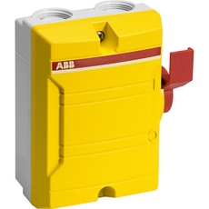 Выкл в боксе с доп. контактом 3р 25А IP65 BWS325 Y TPN | 2CMA142426R1000 | ABB