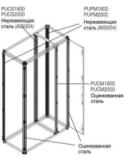 Профиль встроен.каб.секции H=2000мм нерж|1STQ007750A0000 | ABB
