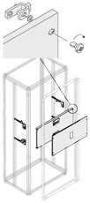 Комплект верт.XT2 3/4P FIX мот. W=400мм|1STQ008466A0000 | ABB