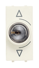 ABB Zenit Альп. белый Переключатель с ключом на 3 положения (1 мод) | N2153.1 BL | 2CLA215310N1101 | ABB