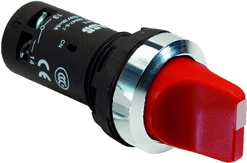 Переключатель C2SS2-30R-11 2-х позиционный красный 1НО1НЗ (90гра дусов) с фиксацией | 1SFA619201R3071 | ABB