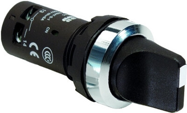Переключатель C2SS2-30B-11 2-х позиционный черный 1НО1НЗ (90 гра дусов) с фиксацией | 1SFA619201R3076 | ABB