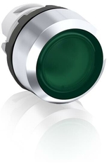 Кнопка MP1-31G зеленая (только корпус) с подсветкой без фиксации|1SFA611100R3102| ABB