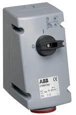 Розетка 316MVS6WH, 16A, 3P+E, IP67, 3ч|2CMA167829R1000| ABB