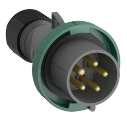 Вилка кабельная Easy&Safe 432EP2W, 32А, 3P+N+E, IP67, 2ч|2CMA101109R1000| ABB