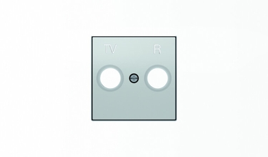 Накладка для TV-R розетки, серия SKY, цвет серебристый алюминий|2CLA855000A1301| ABB