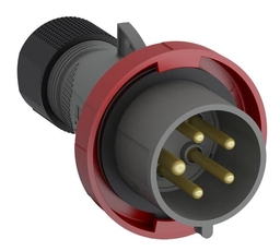 Вилка кабельная Easy&Safe 416EP3W, 16А, 3P+N+E, IP67, 3ч|2CMA101087R1000| ABB