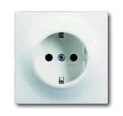 Розетка SCHUKO 16А 250В, серия impuls, цвет белый бархат | 2011-0-3891 | 2CKA002011A3891 | ABB